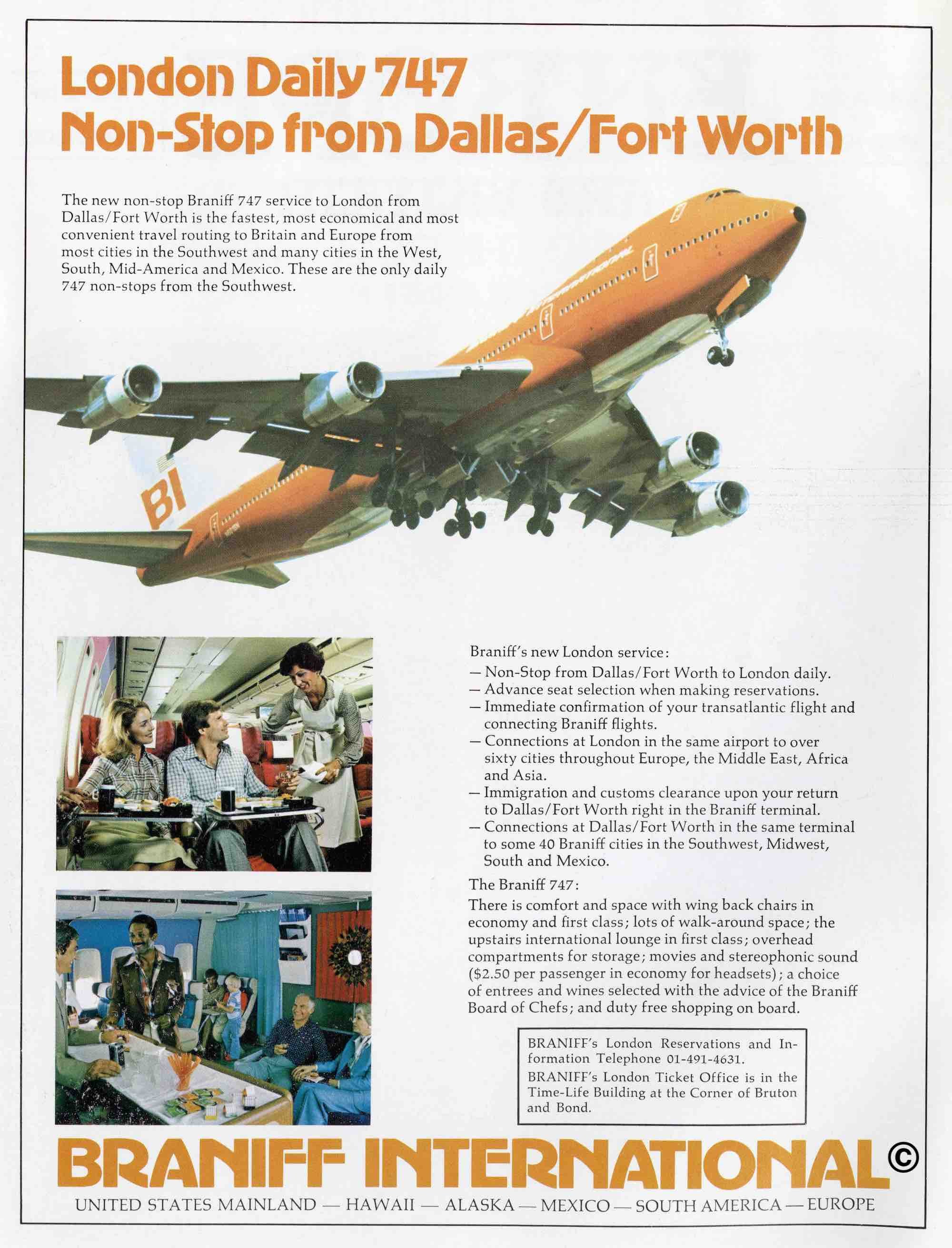 Braniff Airways Company Firsts | Pioneer Milestones